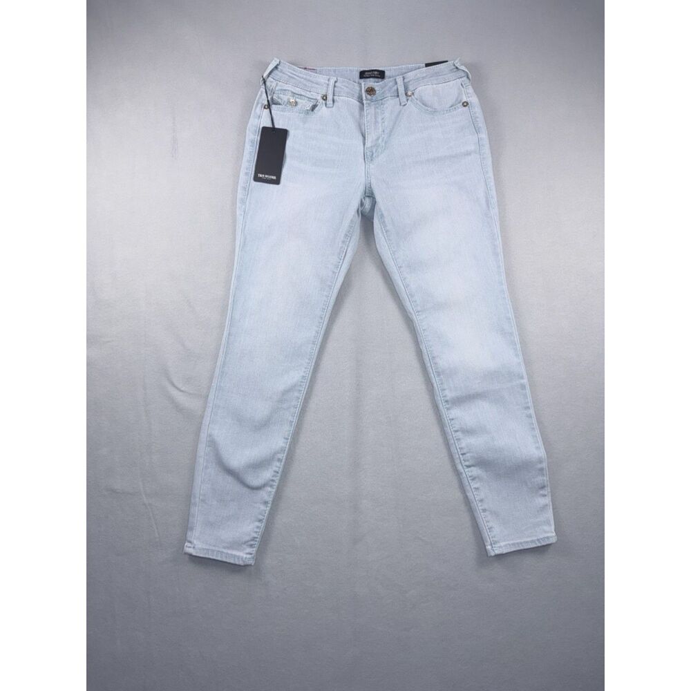NWT True Religion Jennie Curvy Mid Rise Super Skinny Jean Size 30